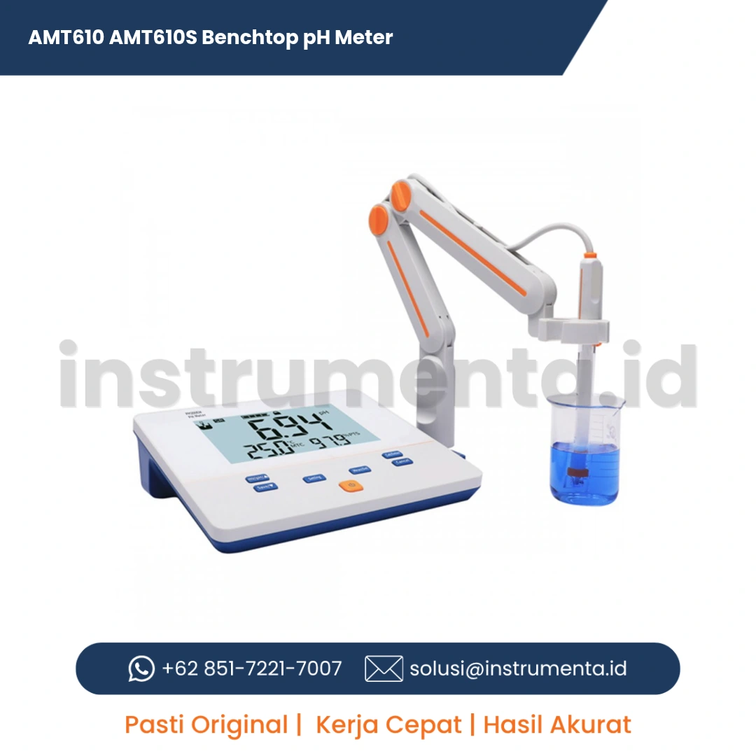 Jual AMT610 AMT610S Benchtop pH Meter Alat Ukur Derajat Keasaman Laboratorium Digital Presisi Tinggi